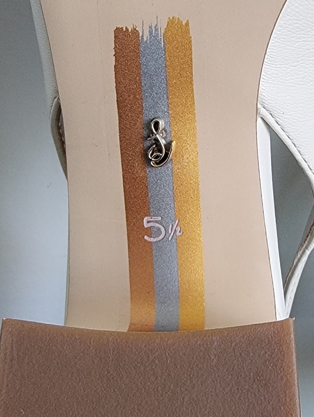 Sam Edelman Terra Cream Sandels Sz: 5.5 Like New - Picture 8 of 9